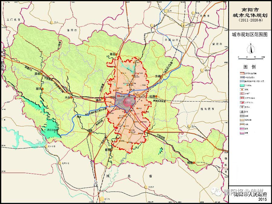 南阳市总体最新规划图｜“南阳市最新总体规划图览”